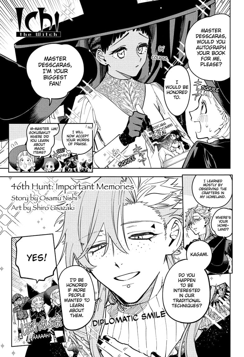 Ichi the Witch Manga Chapter 46 page 1 - Important Memories scene