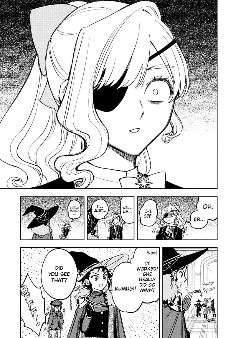 Ichi the Witch Manga Chapter 47 page 21 - Kumugi Harvest scene