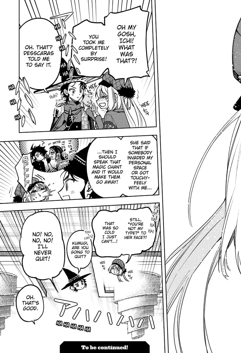 Ichi the Witch Manga Chapter 47 page 23 - Kumugi Harvest scene