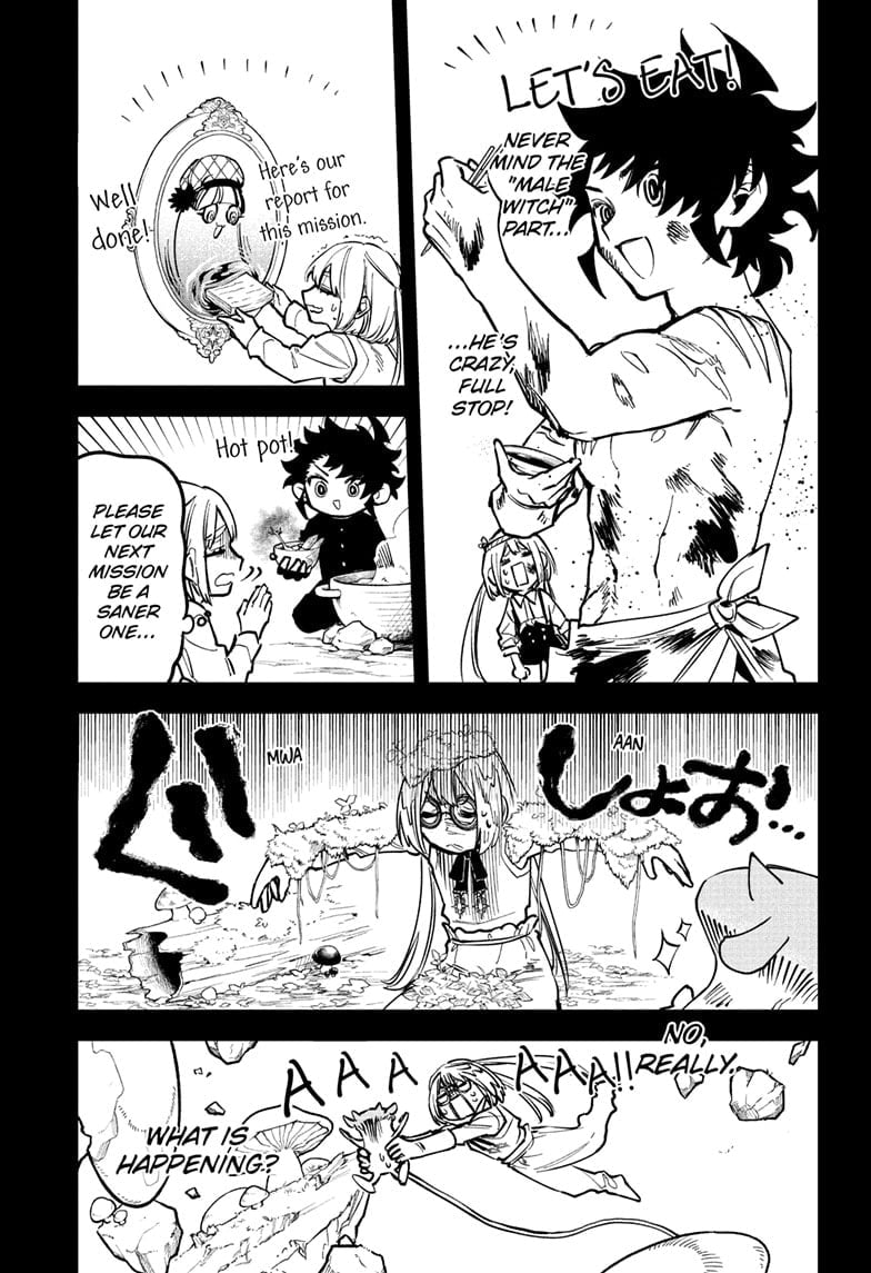 Ichi the Witch Manga Chapter 47 page 7 - Kumugi Harvest scene