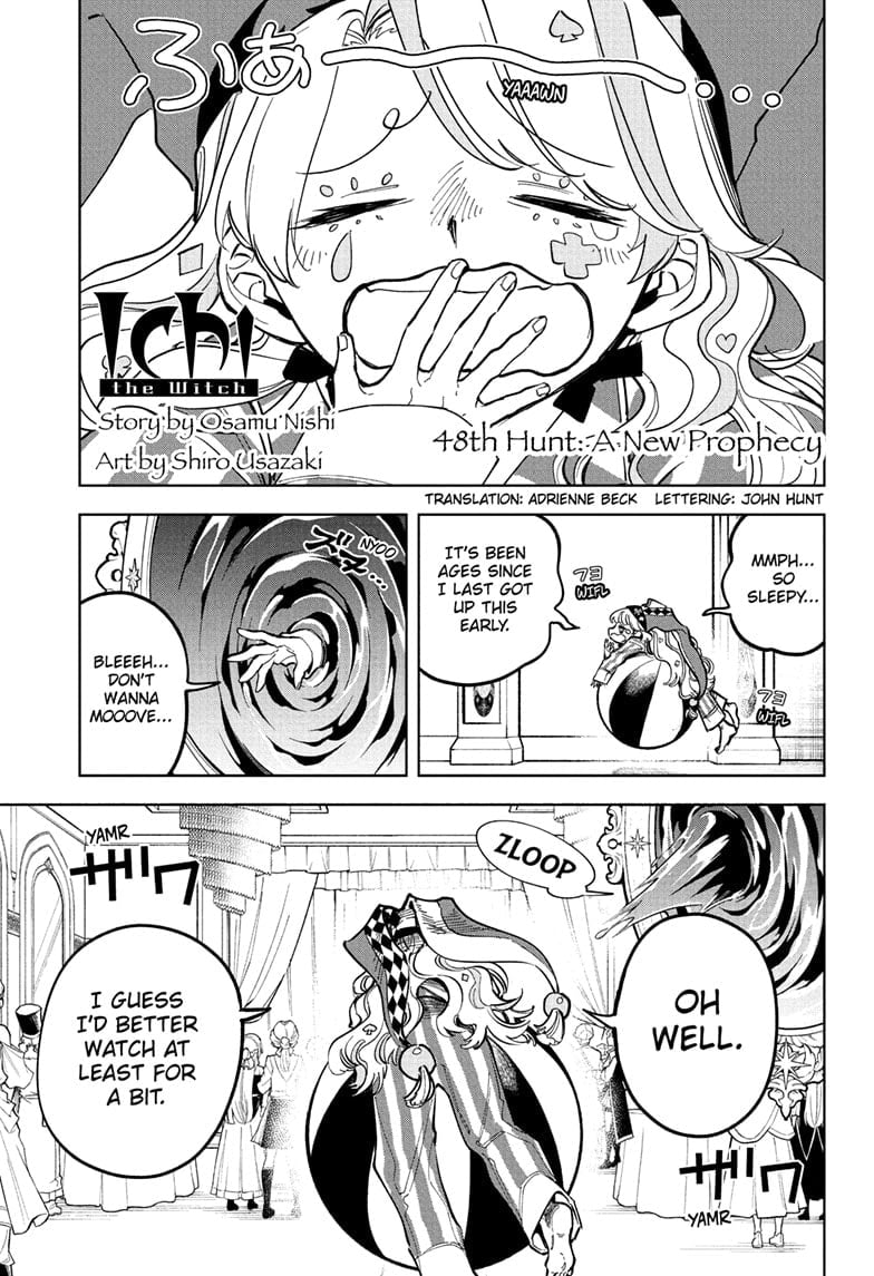 Ichi the Witch Manga Chapter 48 page 1 - A New Prophecy scene