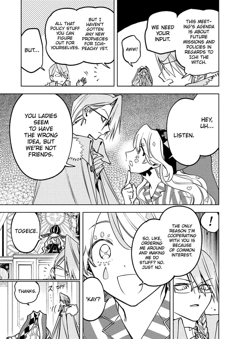 Ichi the Witch Manga Chapter 48 page 11 - A New Prophecy scene