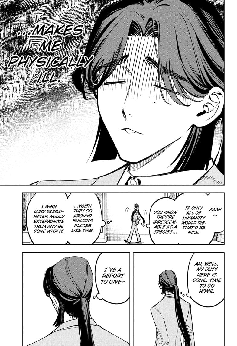 Ichi the Witch Manga Chapter 49 page 13 - A Glass of Water scene