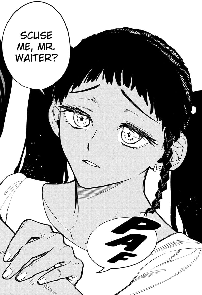 Ichi the Witch Manga Chapter 49 page 14 - A Glass of Water scene
