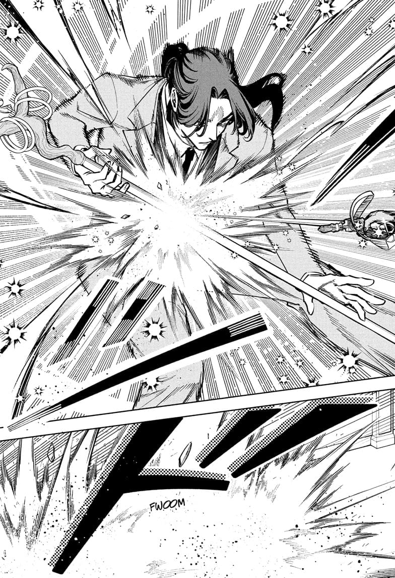 Ichi the Witch Manga Chapter 49 page 17 - A Glass of Water scene