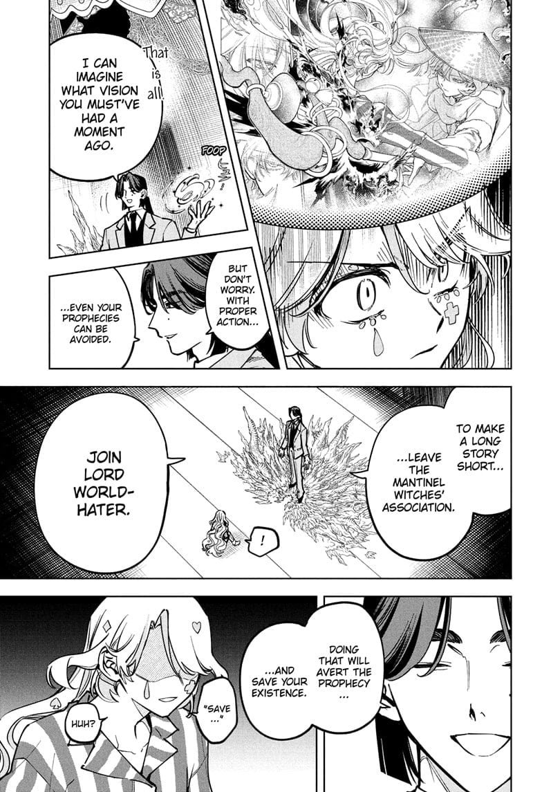 Ichi the Witch Manga Chapter 49 page 5 - A Glass of Water scene