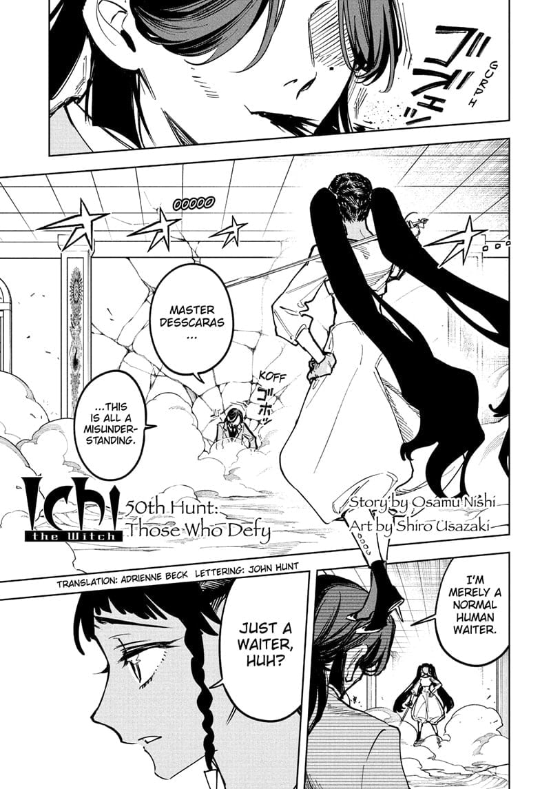 Ichi the Witch Manga Chapter 50 page 1 - Those Who Defy scene