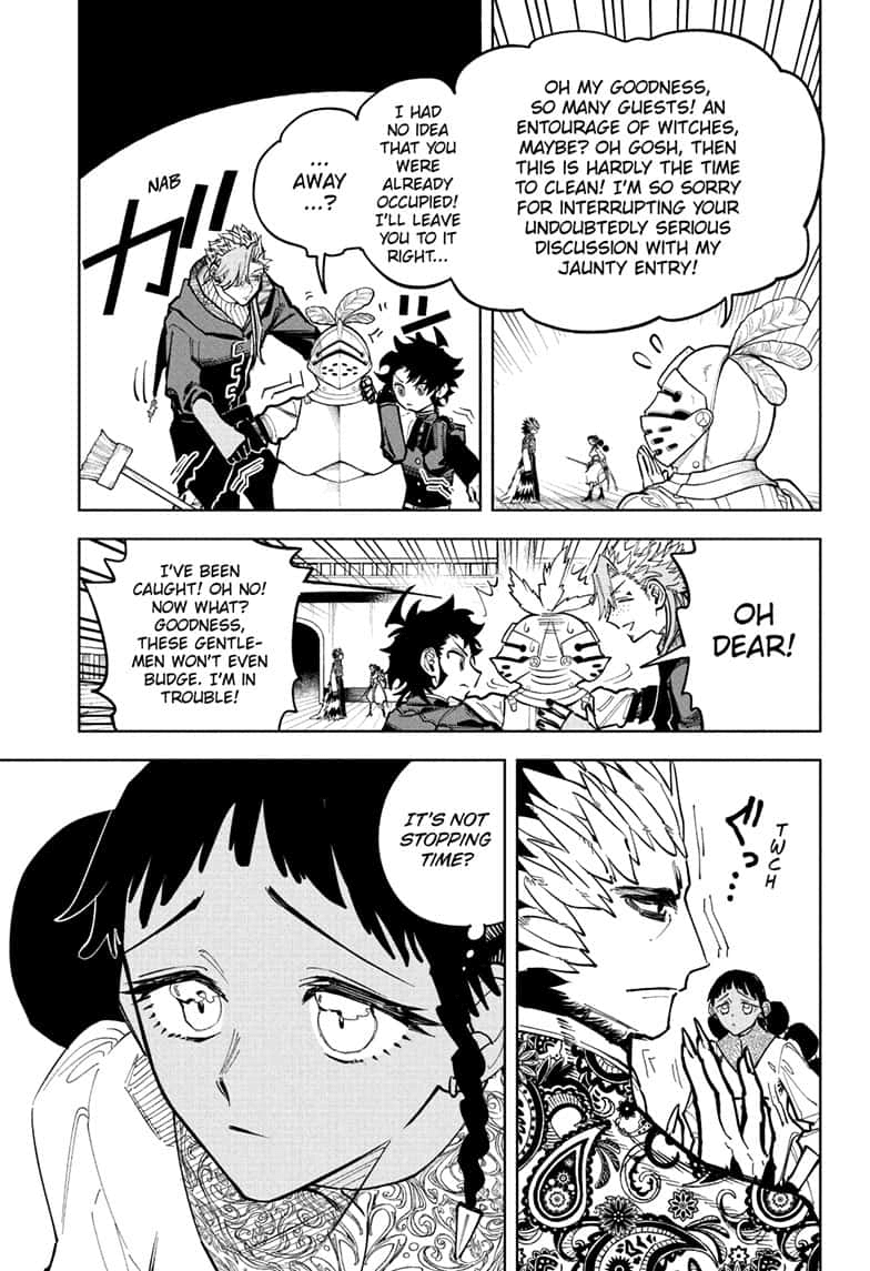 Ichi the Witch Manga Chapter 52 page 15 - Freeze scene