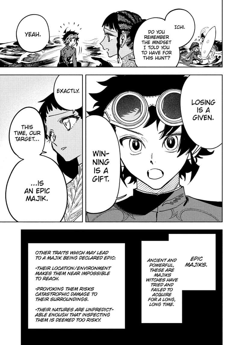 Ichi the Witch Manga Chapter 52 page 3 - Freeze scene