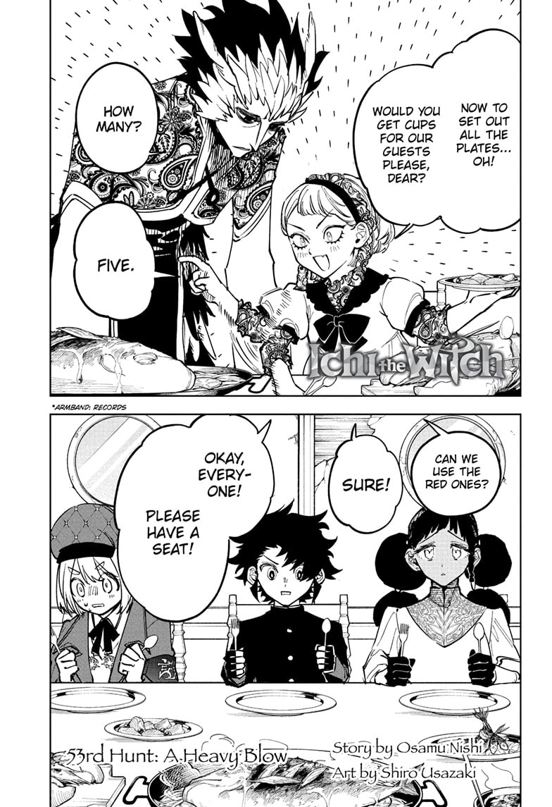 Ichi the Witch Manga Chapter 53 page 1 - A Heavy Bowl scene