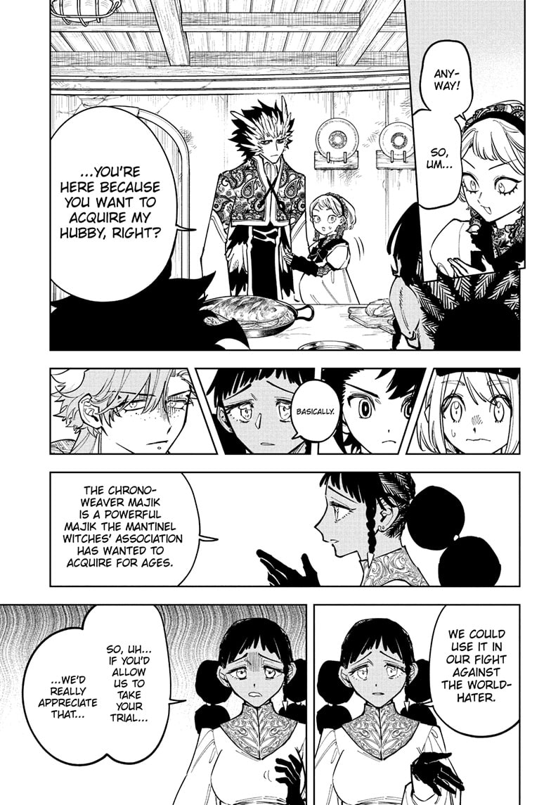 Ichi the Witch Manga Chapter 53 page 5 - A Heavy Bowl scene