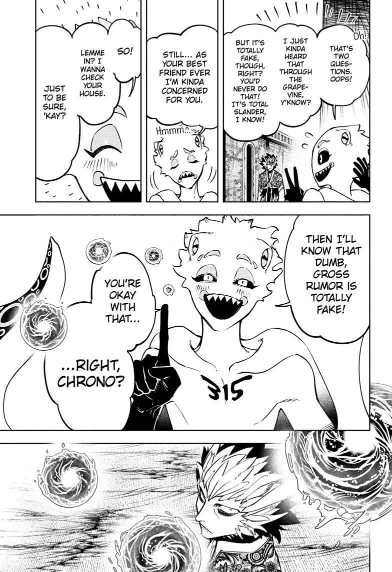 Ichi the Witch Manga Chapter 54 page 11 - Interloper scene