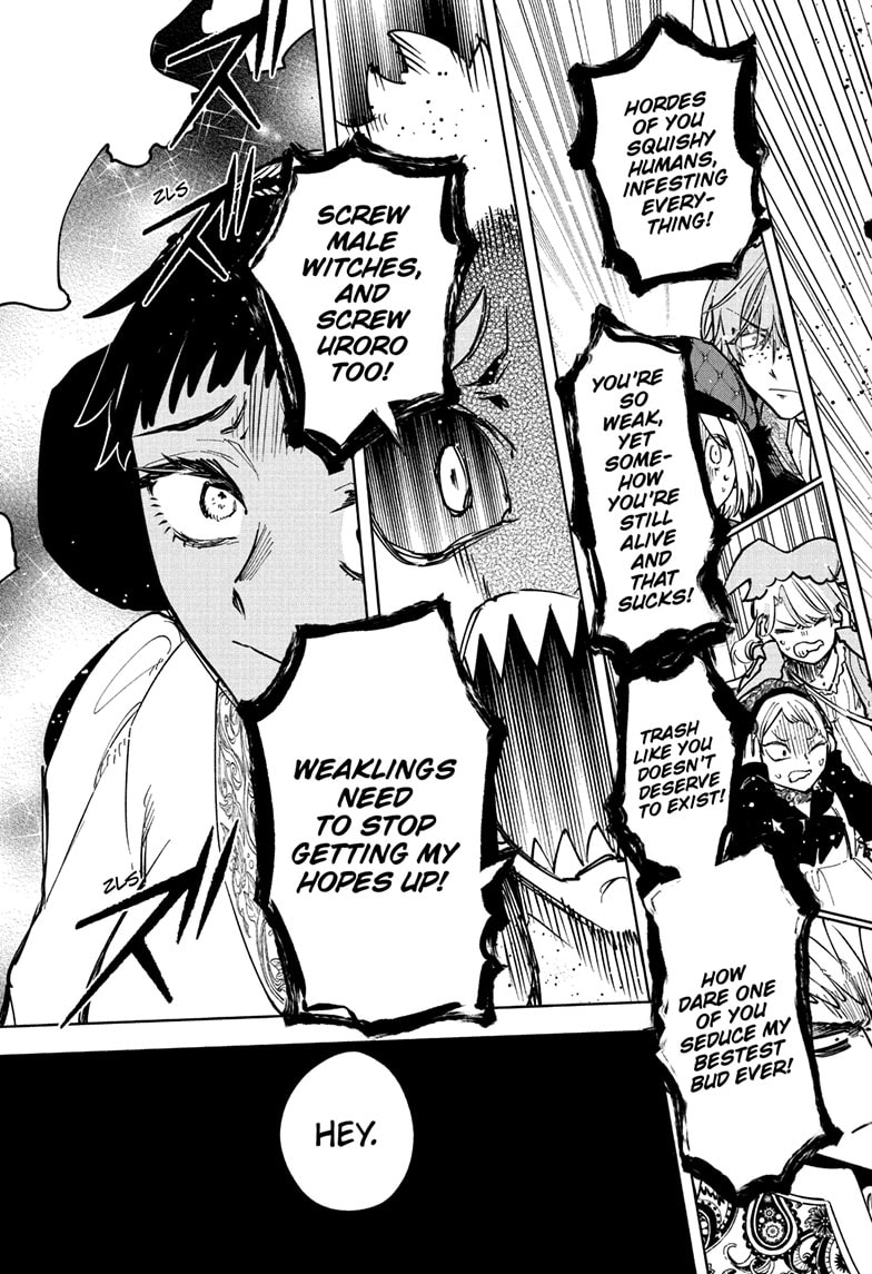 Ichi the Witch Manga Chapter 55 page 21 - Kneel scene