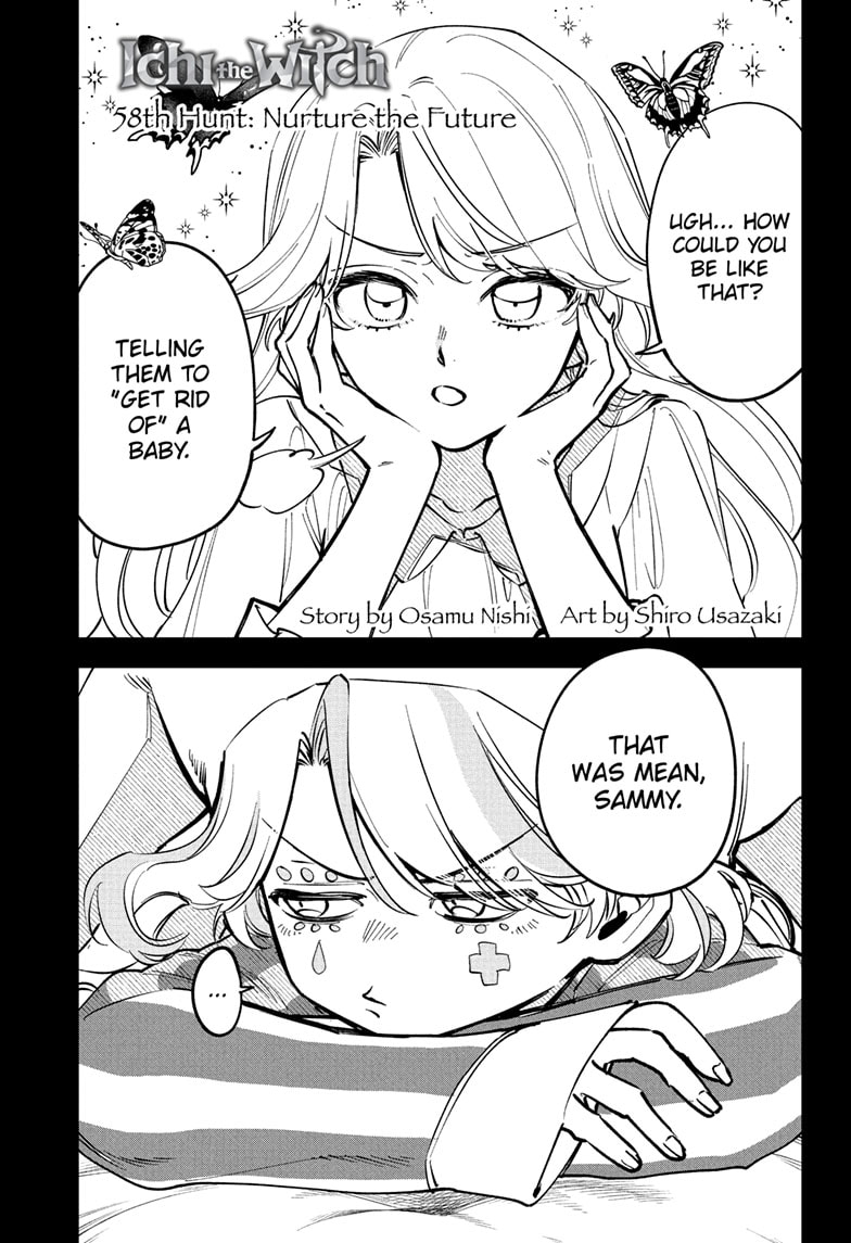 Ichi the Witch Manga Chapter 58 page 1 - Nurture the Future scene