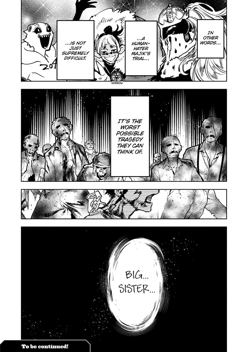 Ichi the Witch Manga Chapter 61 page 22 - Vitals scene