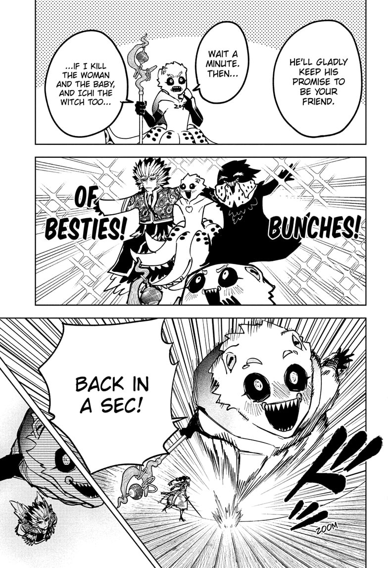 Ichi the Witch Manga Chapter 61 page 8 - Vitals scene